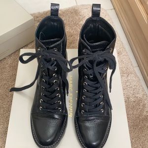 Marc Fisher Lace Up Combat Boot